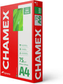 Papel Sulfite A4 75g, Chamex, Caixa com 10 Pacotes x 500 Folhas cada
