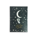 CARTÃO I LOVE YOU TO THE MOON AND BACK ASTRONAUTA