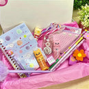 Kit Papelaria Fofa Kawaii c/  Caderno de Discos Tons Pastel